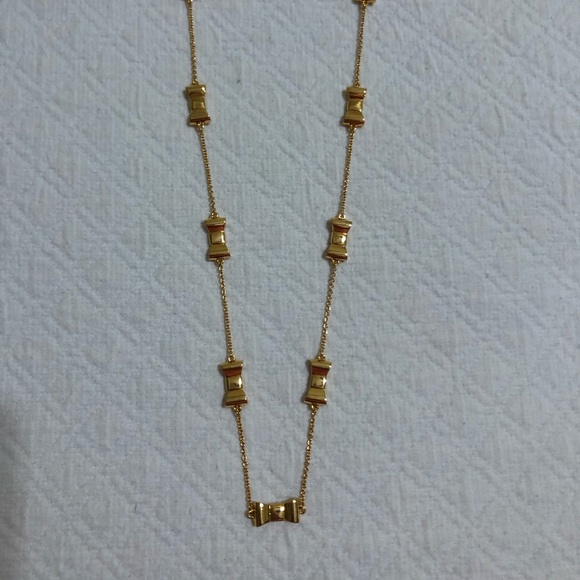 Kate Spade Gold Bow Necklace - Picture 8 of 11